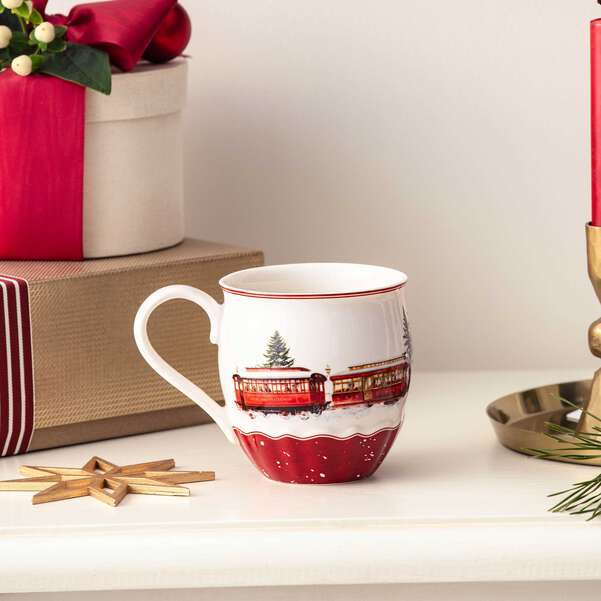 Annual Christmas Edition Tazza  multicolore, 380 ml, Premium Porcelain
