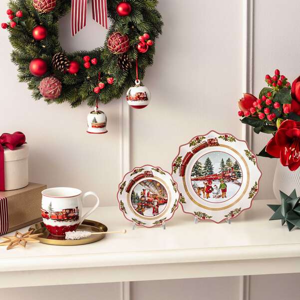 Annual Christmas Edition Tazza  multicolore, 380 ml, Premium Porcelain