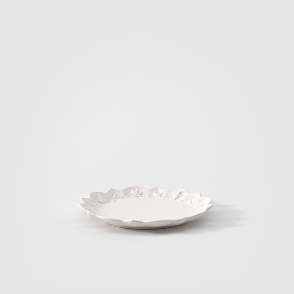 Toy's Delight Royal Classic Piattino per tazza da caffè  bianca, Ø18,5 cm