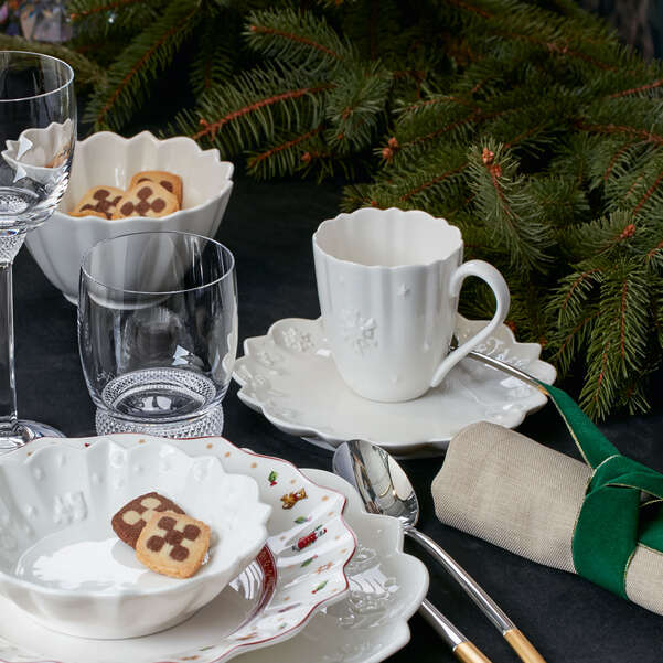 Toy's Delight Royal Classic Piattino per tazza da caffè  bianca, Ø18,5 cm