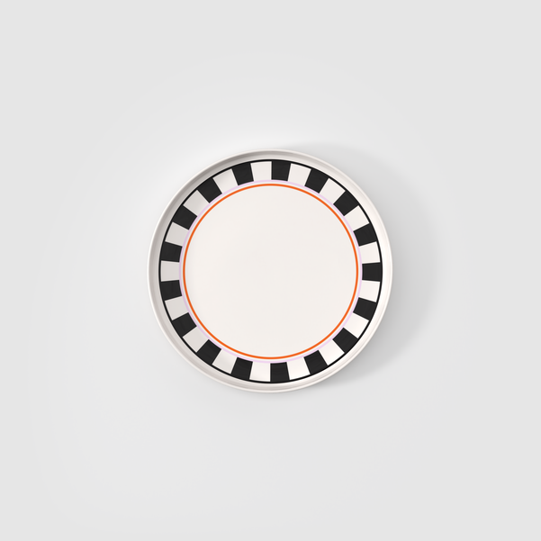 Memphis Piatto da portata  bianco, Ø33 cm