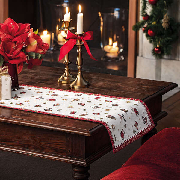 Toy's Delight Runner da tavola  rossa, 96 x 32 x 2 mm