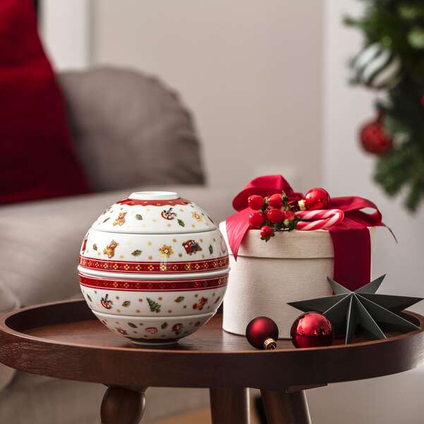 Toy's Delight Set per l'aperitivo  rosso, Premium Porcelain
