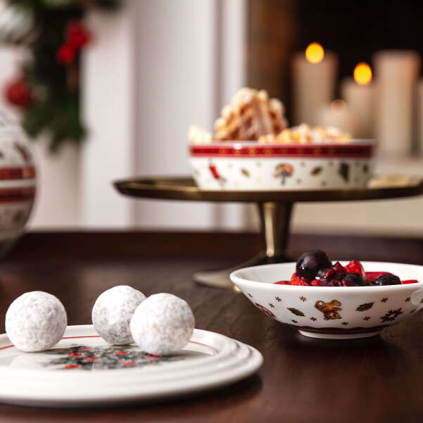 Toy's Delight Set per l'aperitivo  rosso, Premium Porcelain