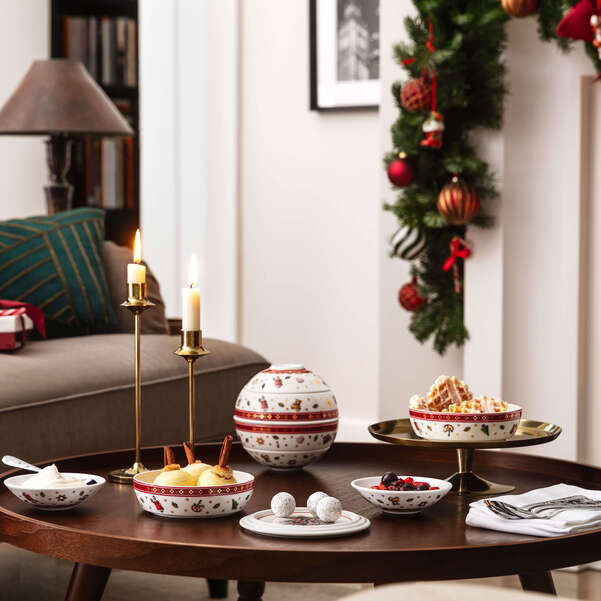 Toy's Delight Set per l'aperitivo  rosso, Premium Porcelain