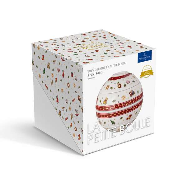 Toy's Delight Set per l'aperitivo  rosso, Premium Porcelain