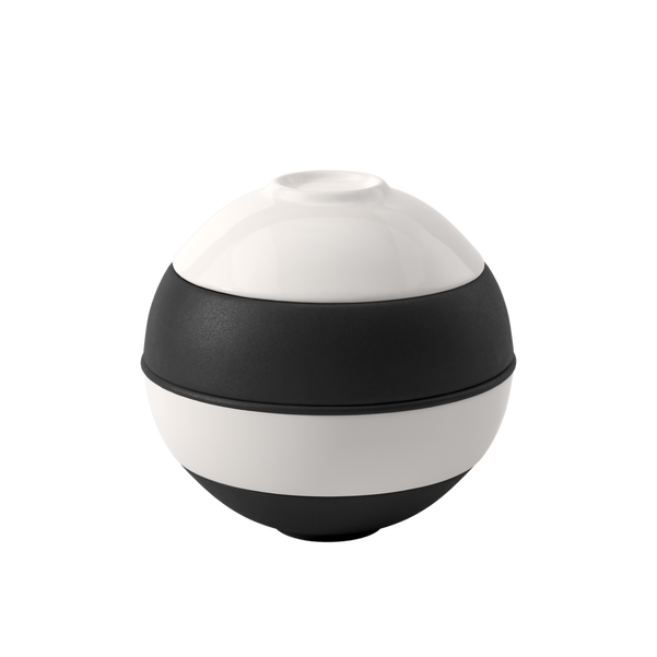 La petite Boule Set per l'aperitivo  nero, Premium Porcelain