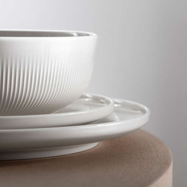 Afina Insalatiera/ Scodella da portata  bianca, 2 l, Premium Porcelain