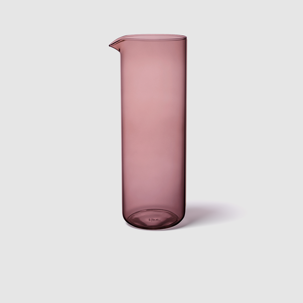 Like Glass Caraffa da acqua/ succo  lilla, 1000 ml, vetro borosilicato