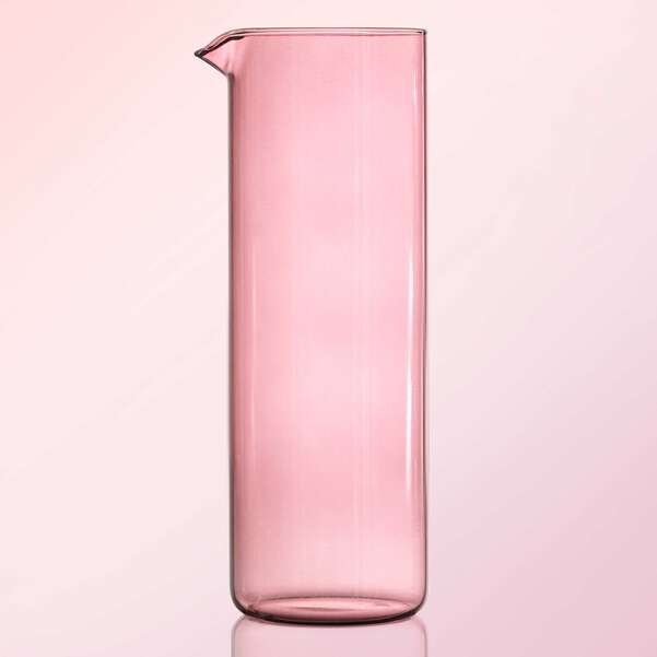 Like Glass Caraffa da acqua/ succo  lilla, 1000 ml, vetro borosilicato