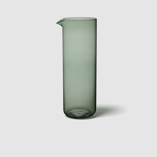 Like Glass Caraffa da acqua/ succo  verde, 1000 ml, vetro borosilicato
