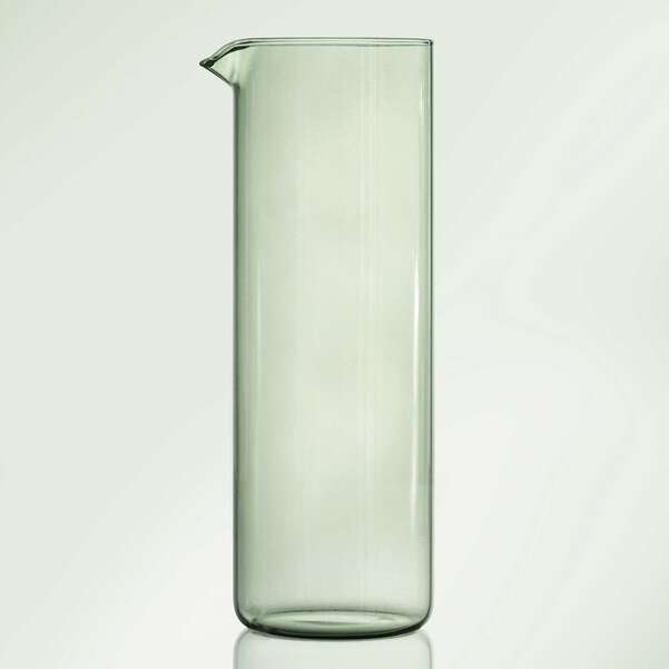 Like Glass Caraffa da acqua/ succo  verde, 1000 ml, vetro borosilicato