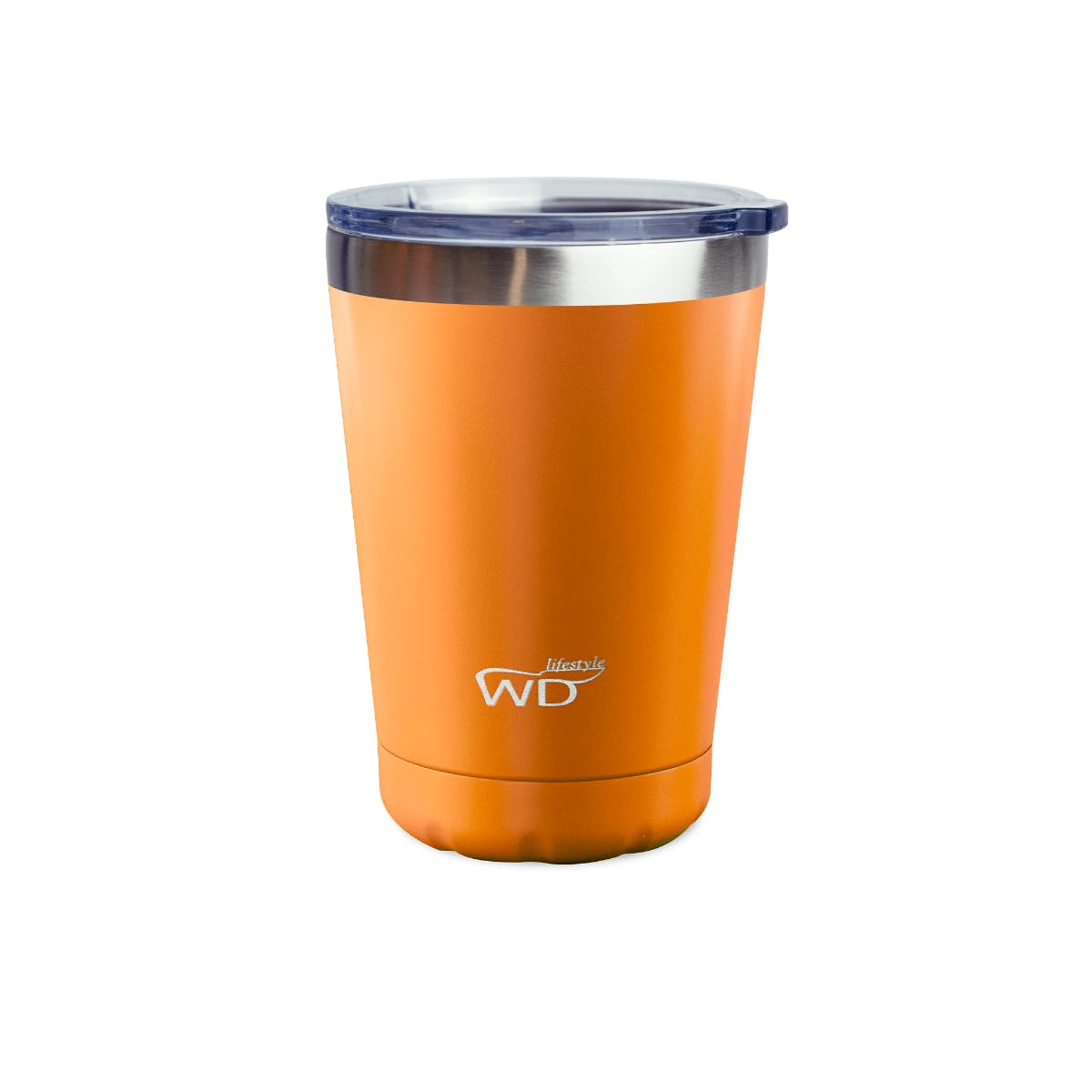 Mug Termica Con 2 Tappi Capacità 310 Ml Colore Mandarino