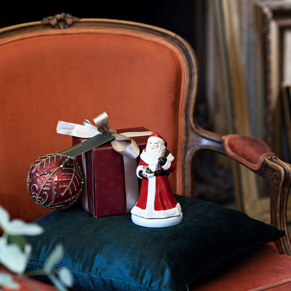 Nostalgic Melody Carillon Natale  rosso, 8,7 x 8,6 x 15 cm