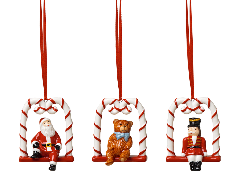 Nostalgic Ornaments Addobbi natalizi  multicolore - set 3 pezzi