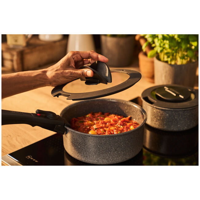 Torre Casseruola con manico, 16 cm, alluminio, Rivestimento antiaderente