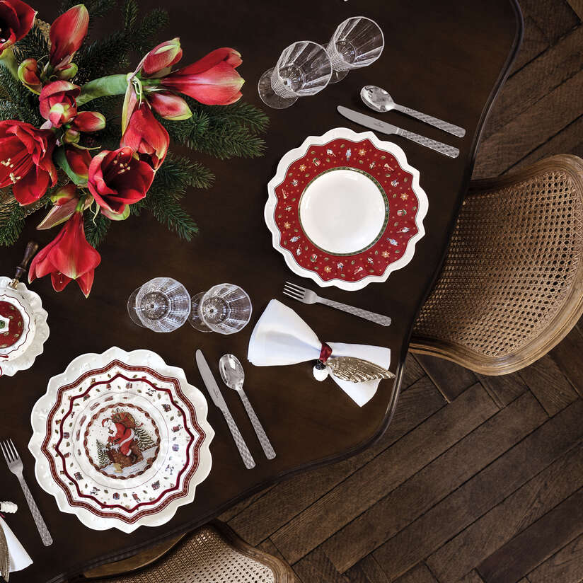 Toy's Delight Piatto fondo  rosso, Ø26,4 cm, Premium Porcelain