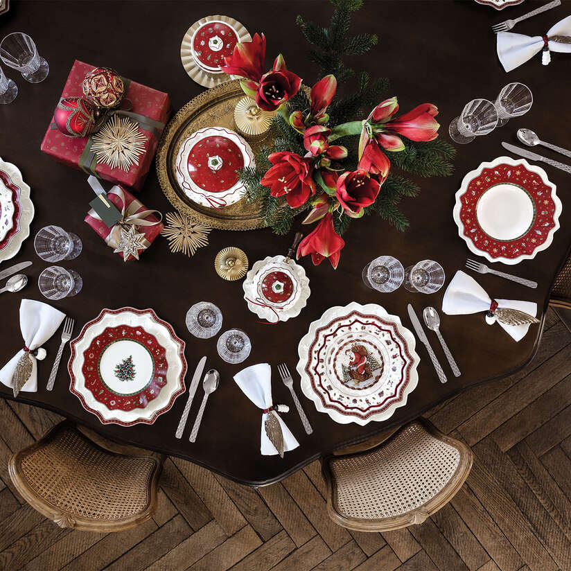 Toy's Delight Piatto fondo  rosso, Ø26,4 cm, Premium Porcelain