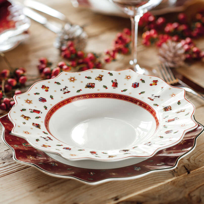 Toy's Delight Piatto fondo  bianco, Ø26,4 cm, Premium Porcelain