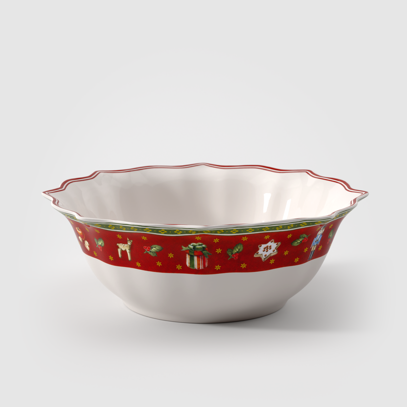 Toy's Delight Ciotola  rossa, 2,8 l, Premium Porcelain