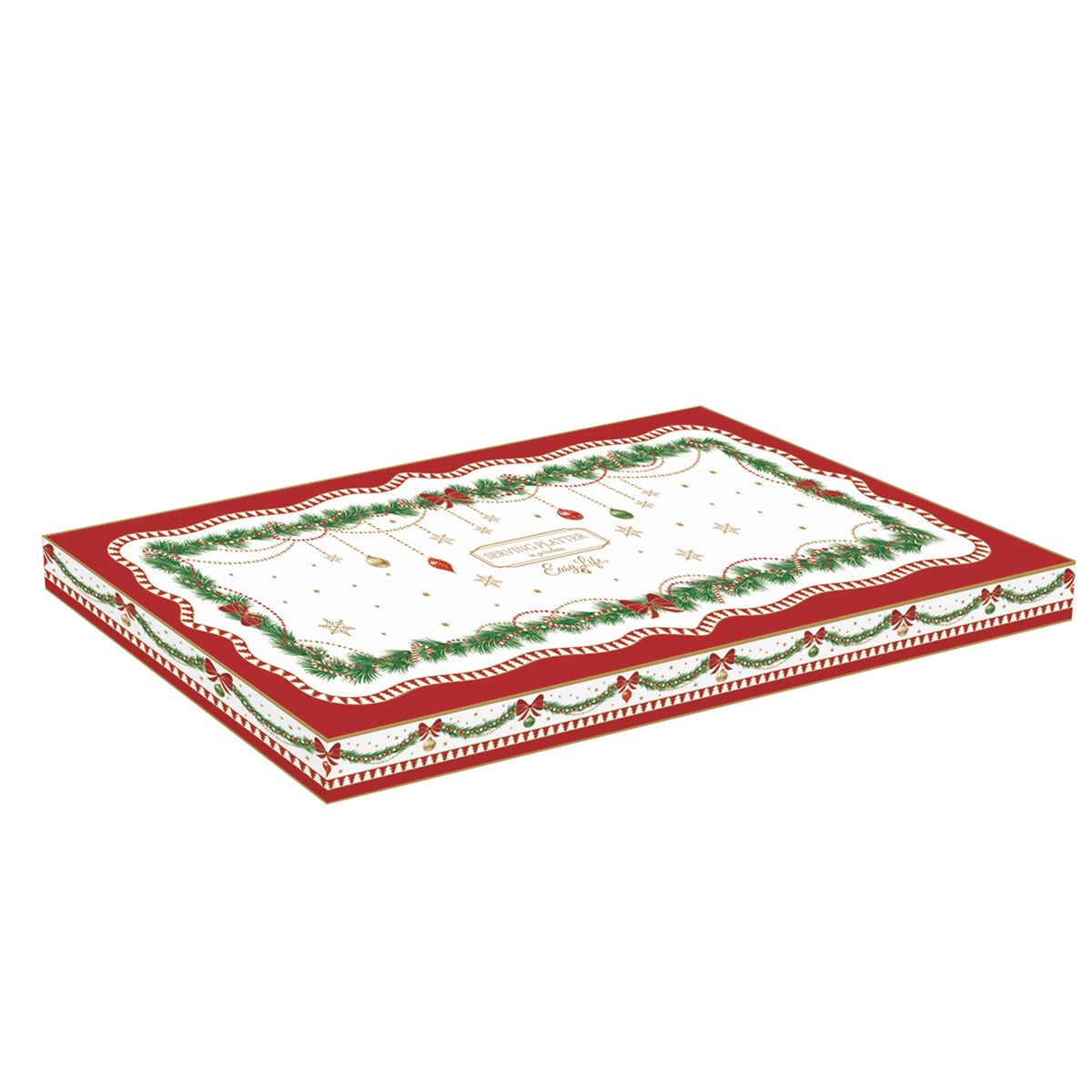 MAGIE NOEL VASSOIO DA PORTATA 35X15CM PORCELLANA
