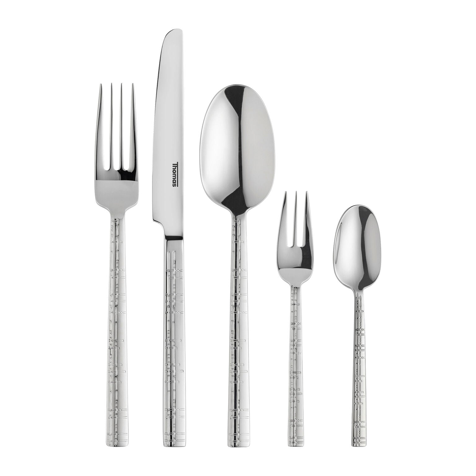 FUN - Karo Edelstahl glänzend Set posate 30 pz., MB