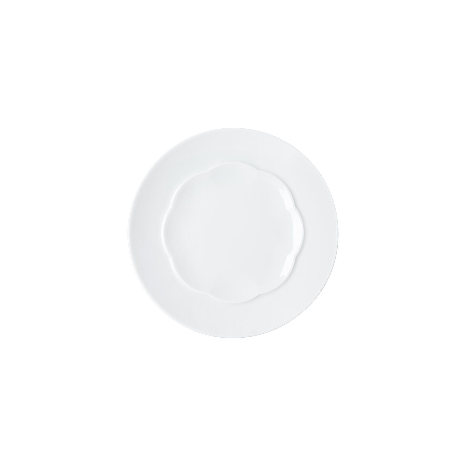 Sonetto Bianco, Piatto piano 17 cm lucido
