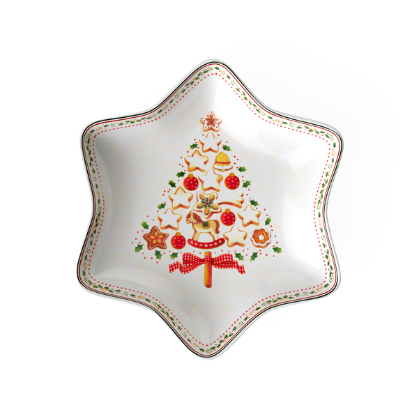 Winter Bakery Delight Ciotola  rossa, 360 ml, Premium Porcelain