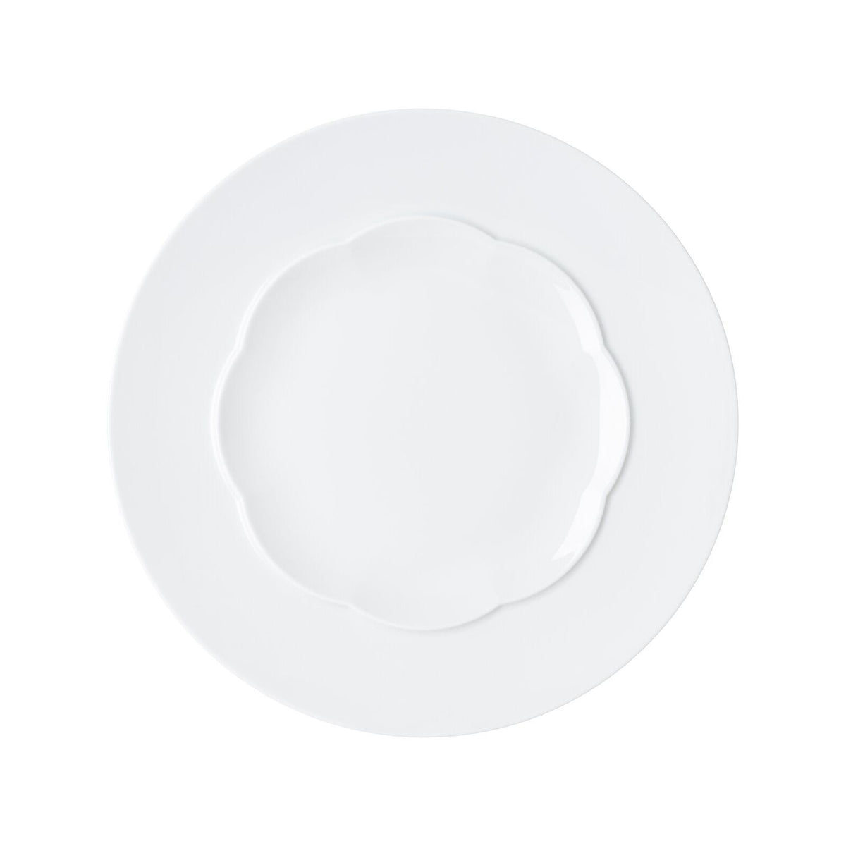 Sonetto Bianco Piatto 28 cm lucido