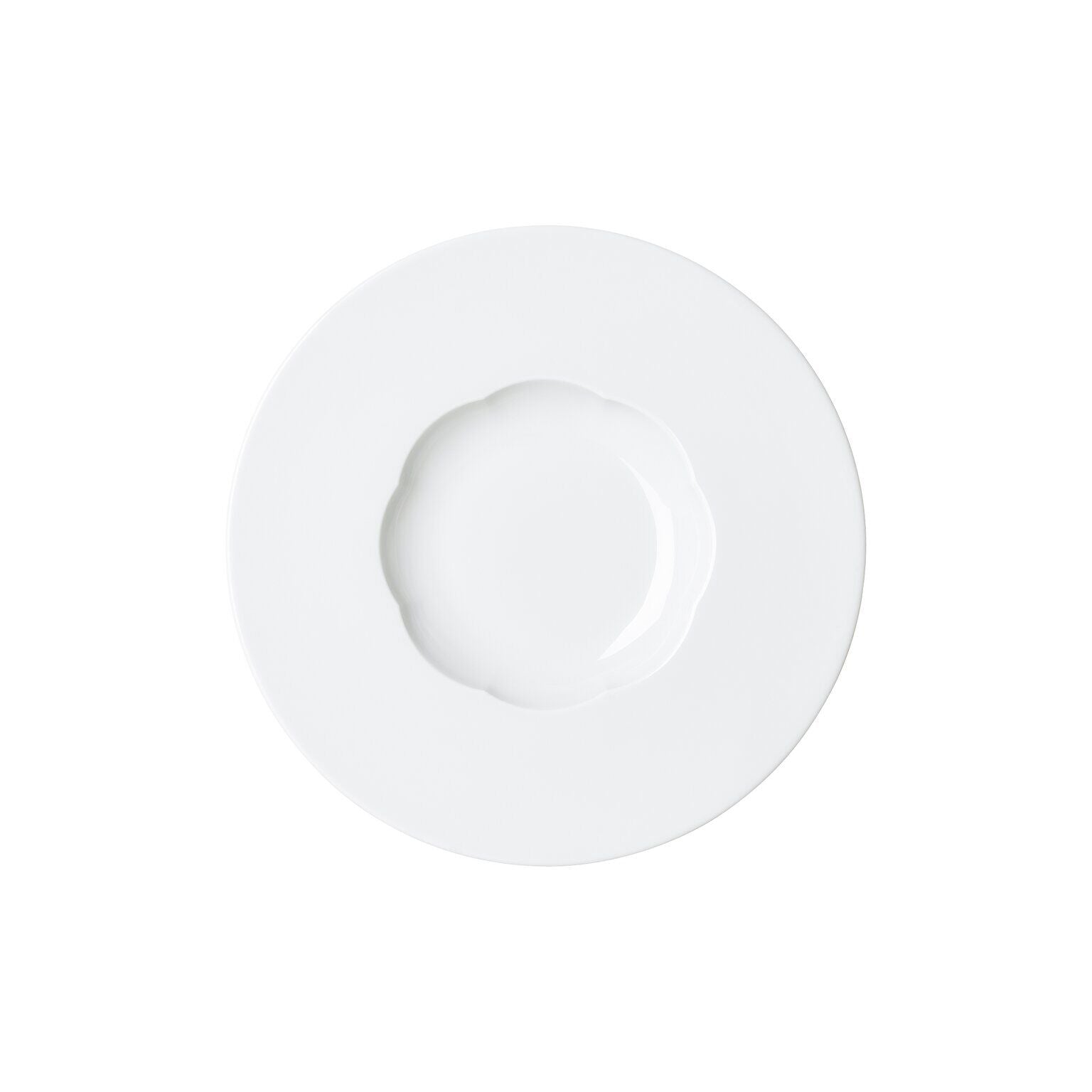Sonetto Bianco Piatto fondo 22 cm lucido