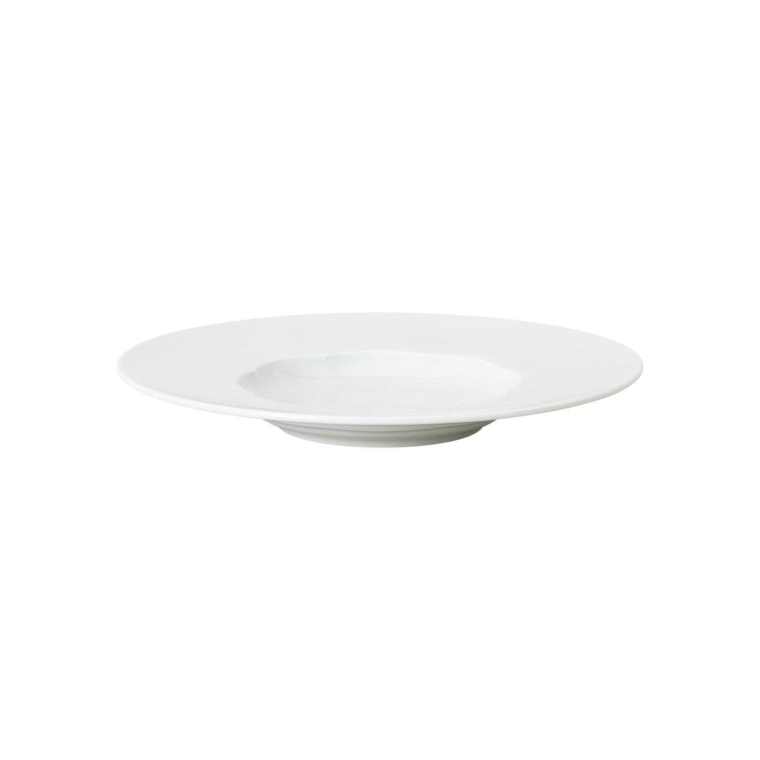 Sonetto Bianco Piatto fondo 26 cm lucido