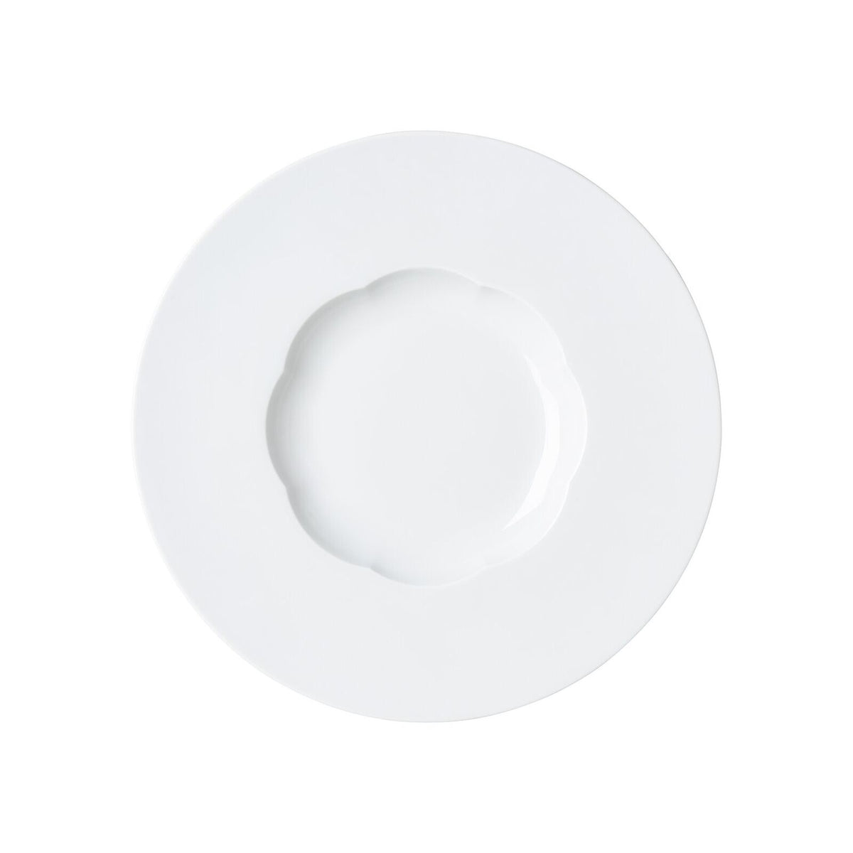 Sonetto Bianco Piatto fondo 22 cm lucido