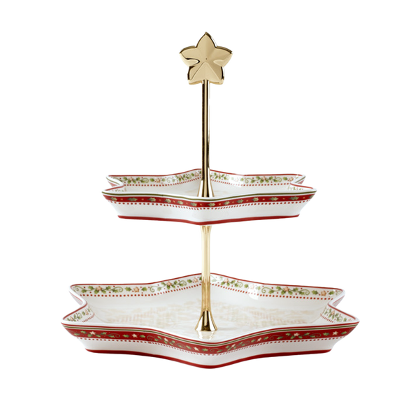 Winter Bakery Delight Alzata  rossa, 27,5 x 24 cm
