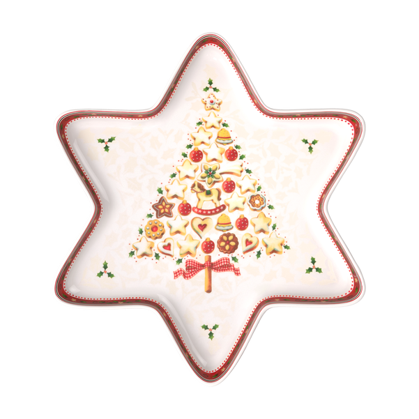 Winter Bakery Delight Ciotola  rossa, 1000 ml, Premium Porcelain