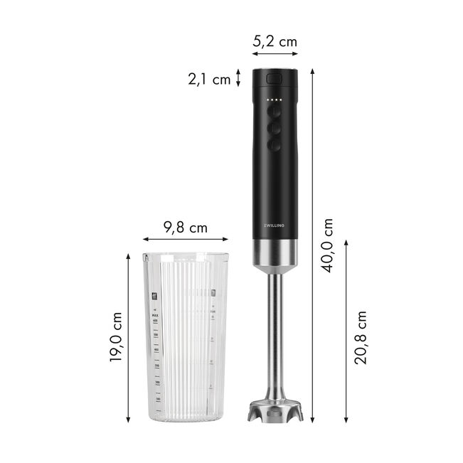 Zwilling Xtend, Frullatore a Immersione Cordless