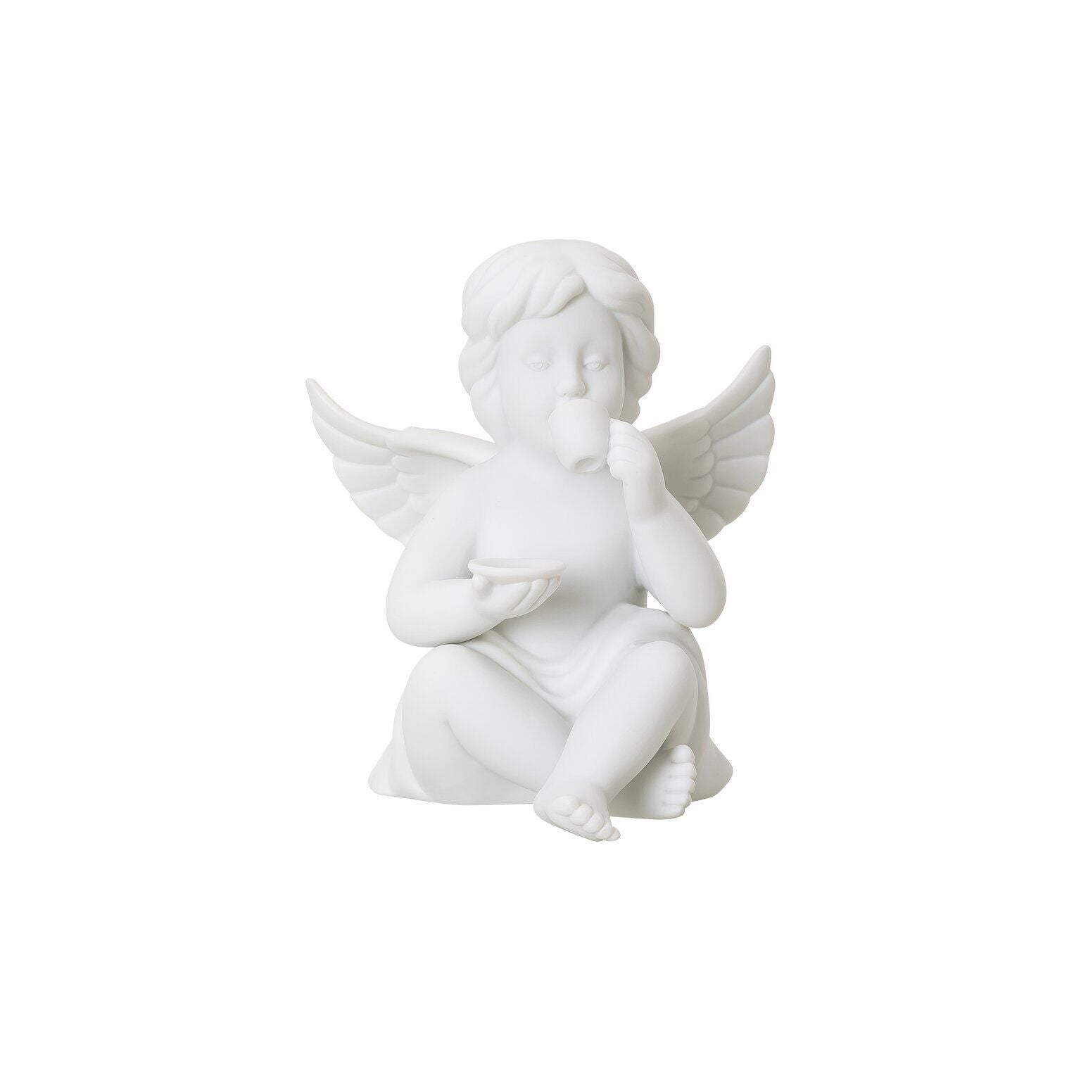 Angels Weiss matt Angelo con tazza da caffè