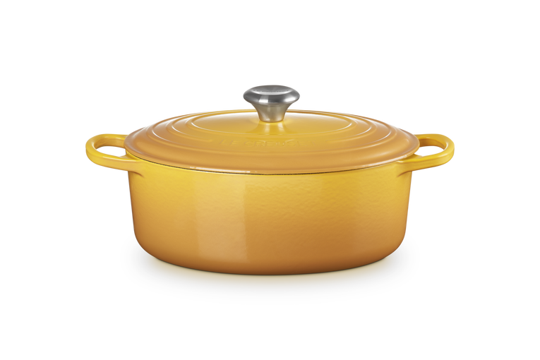 Le Creuset Cocotte ovale Evolution in ghisa vetrificata - 29 cm colore nectar