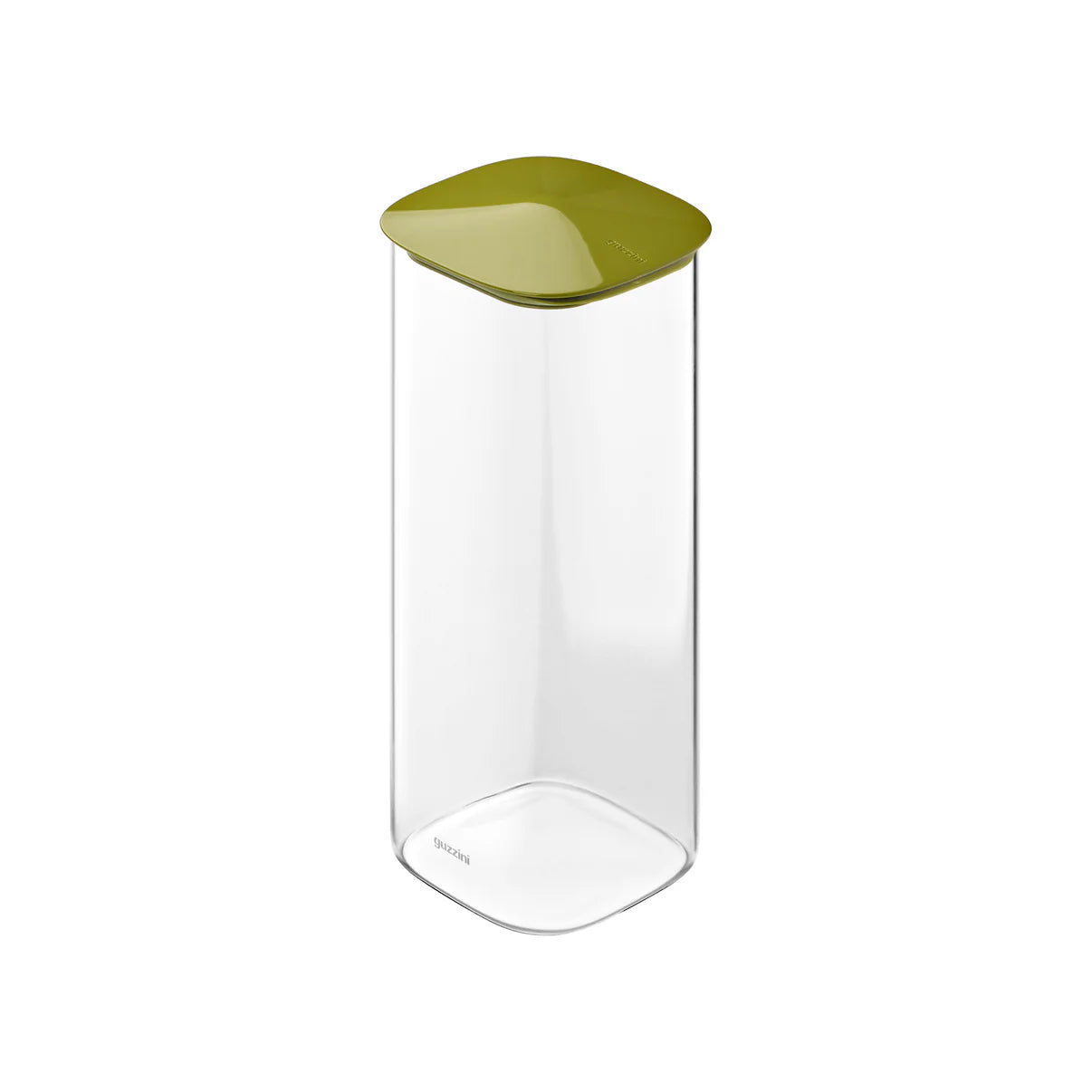 BARATTOLO QUADRATO IN VETRO -XL avocado green