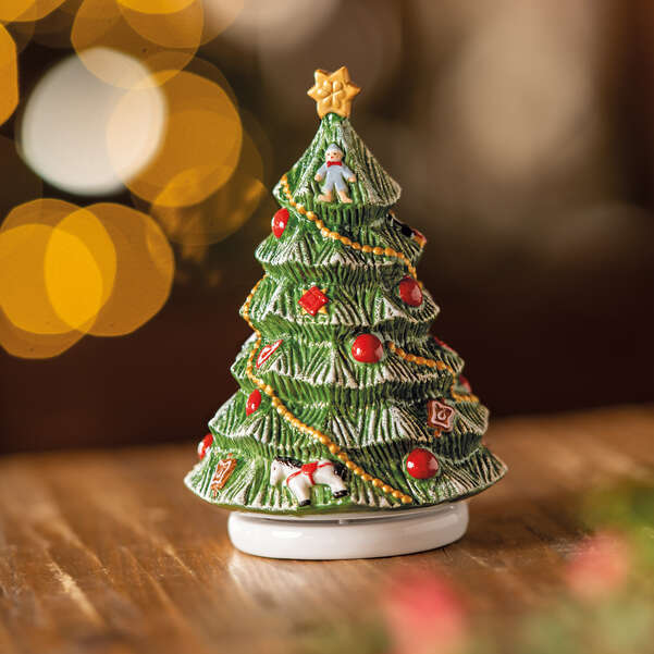 Nostalgic Melody Carillon Natale  verde, 11 x 11 x 16,2 cm