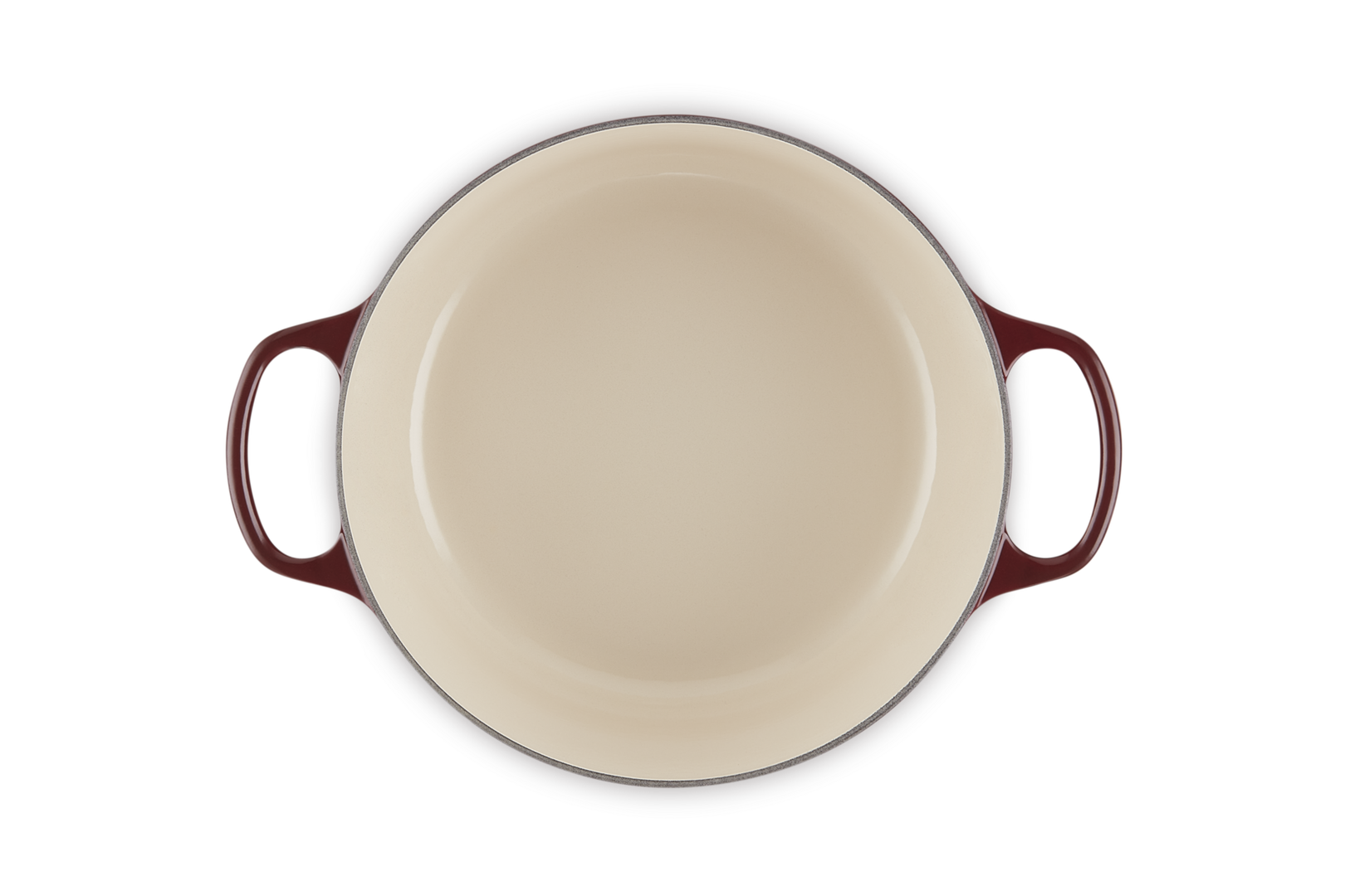 Cocotte rotonda Evolution in ghisa vetrificata - 26 cm, 5.3L Garnet