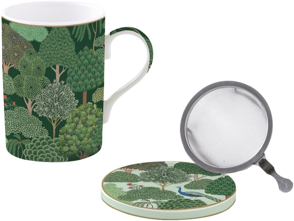 Infuser set 350 ml in color box WOODLAND - Easy life