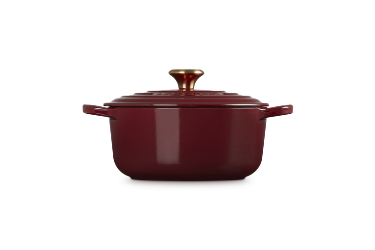 Cocotte rotonda Evolution in ghisa vetrificata - 20 cm, 2.4L Garnet