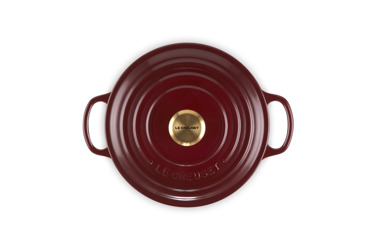 Cocotte rotonda Evolution in ghisa vetrificata - 20 cm, 2.4L Garnet