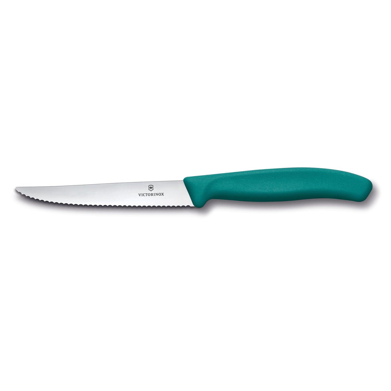 Coltello bistecca ondulato manico verde - Swiss Classic