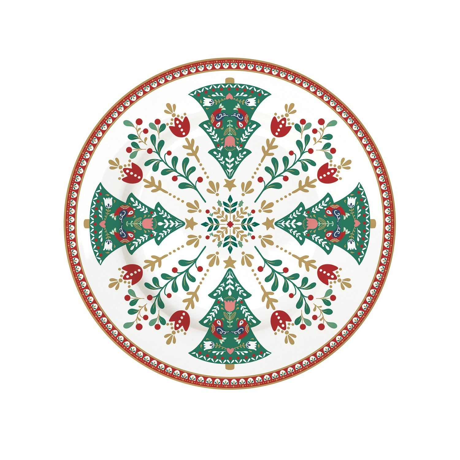 Easy Life - Set 18 piatti " CHRISTMAS FOLK "