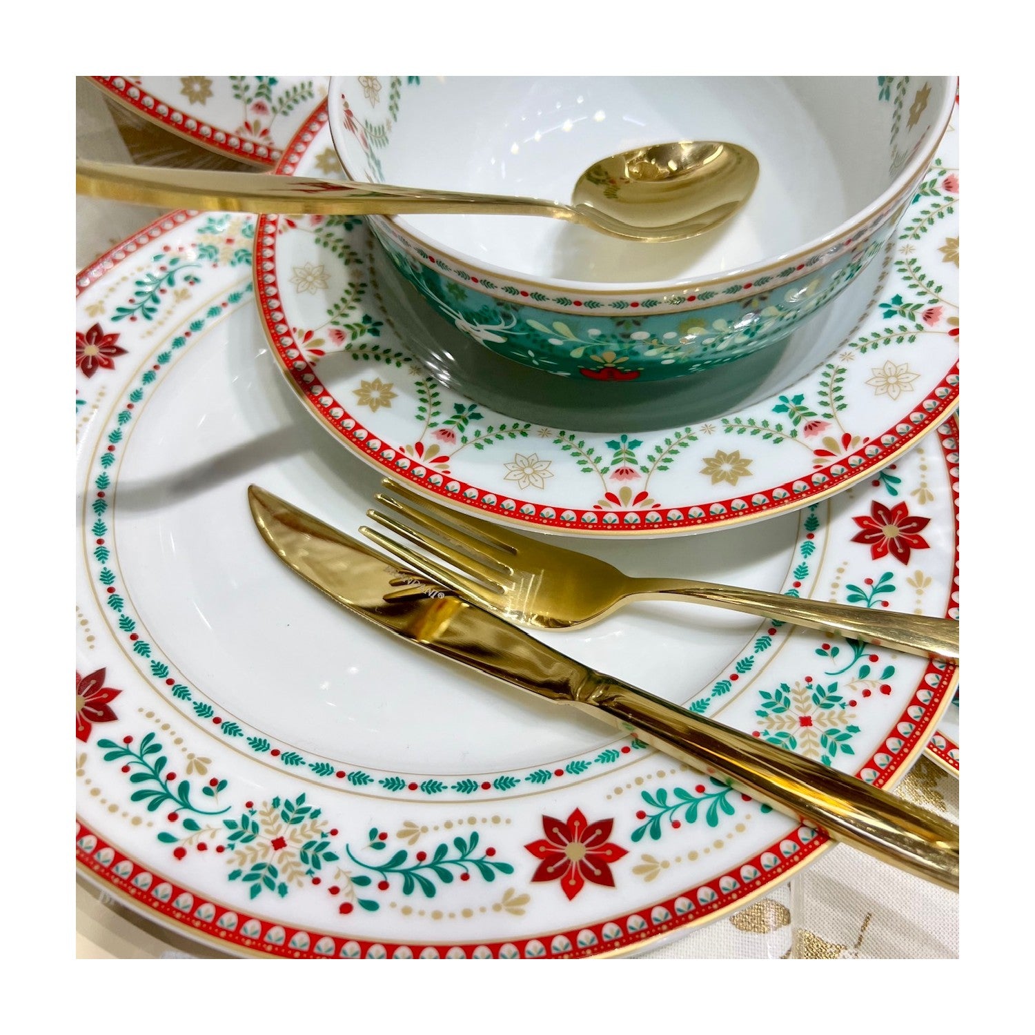 Easy Life - Set 18 piatti " CHRISTMAS FOLK "