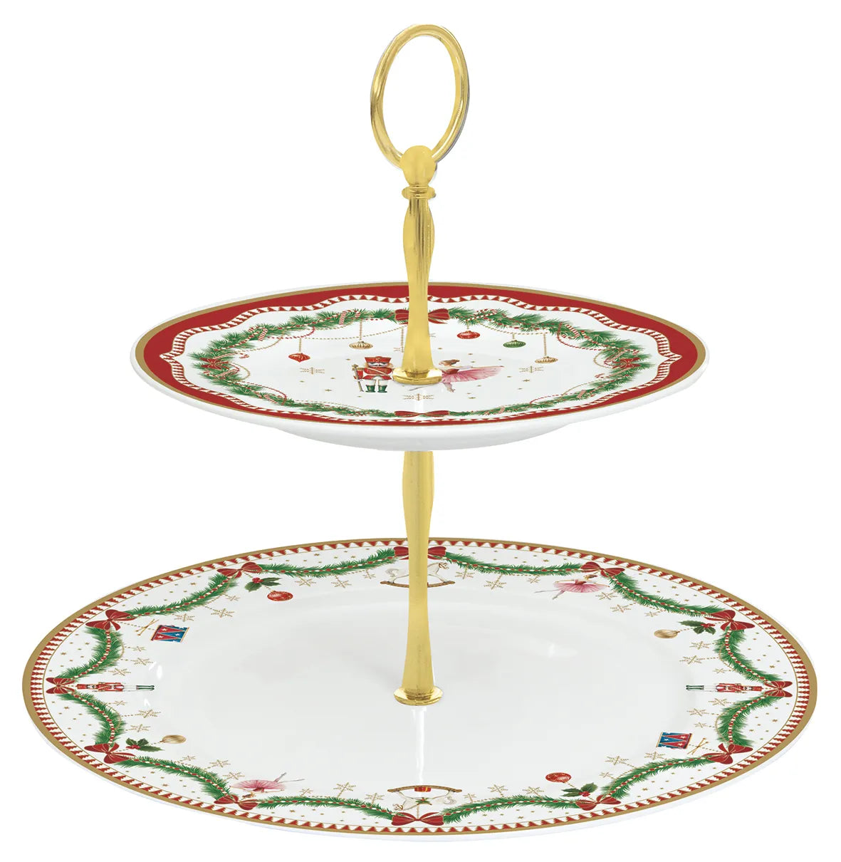 Easy Life - Alzata torta a 2 piani 19/27 cm "MAGIE DE NOEL"