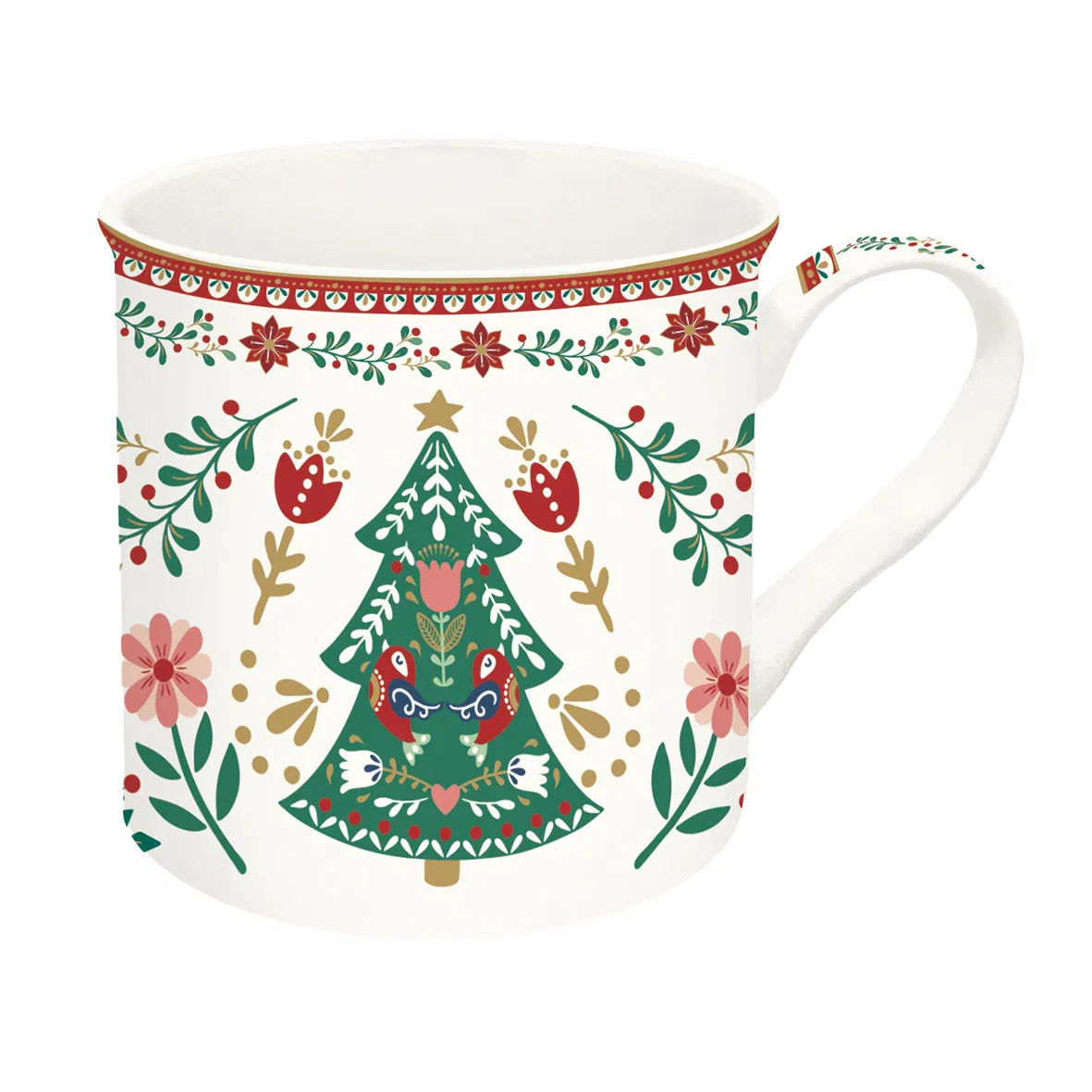 Easy Life - Mug in porcellana 300 ml " CHRISTMAS FOLK "